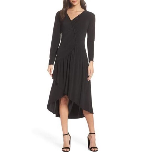 Lenon Dresses & Skirts - Lenon Rouged Long Sleeved Dress NWT